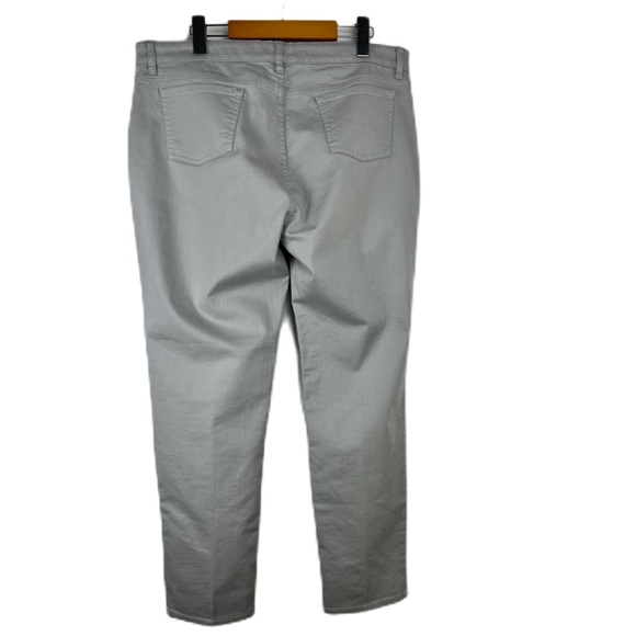 Eileen Fisher Organic Cotton Pants Women’s sz 16P Gray Stretch Neutral Everyday - Picture 5 of 12